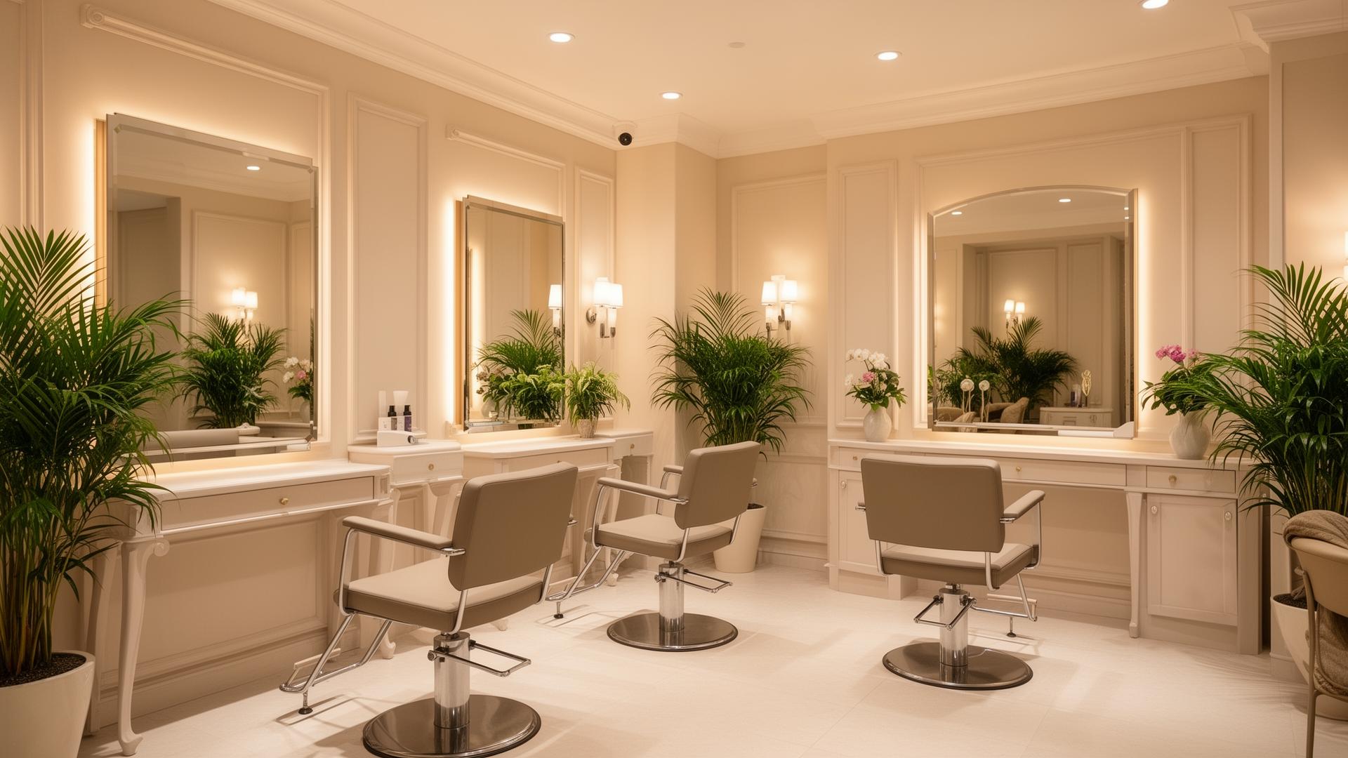 Lisbeth Beauty Salon interior in Falls Church